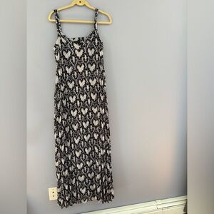 Love Moschino Monochrome Patterned Dress